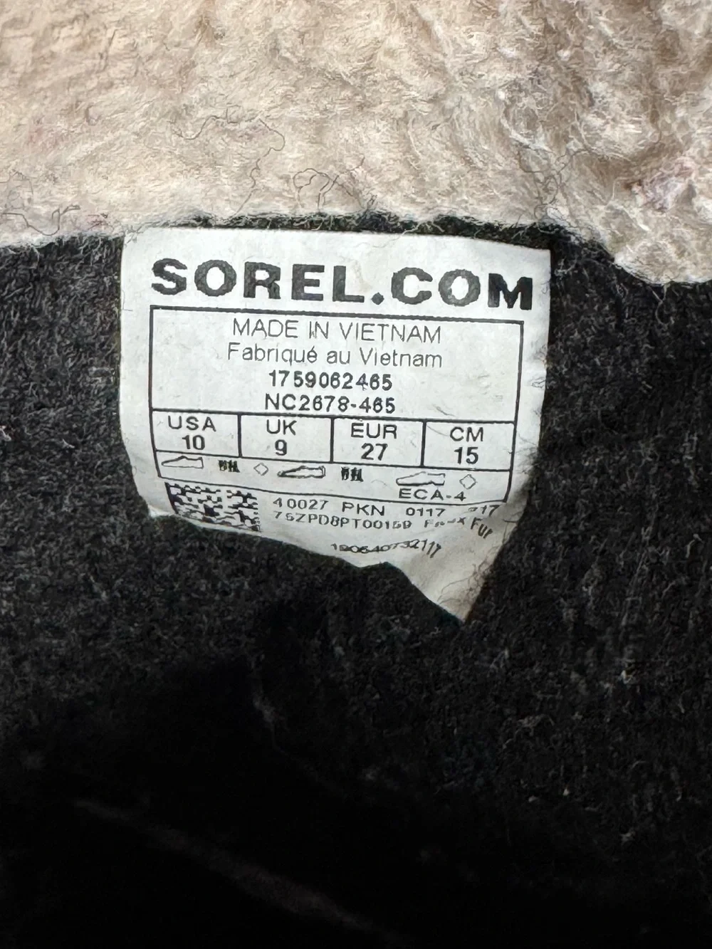 Sorel Yoot Pac Nylon Waterproof Insulated Snow Boots Blue Pink Girls Size 10